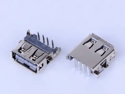 KLS1-1829 / KLS1-181I MID MOUNT 3.9mm A Female Dip 90 USB Connector