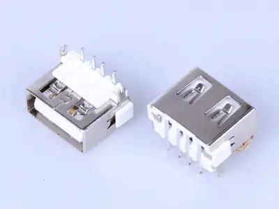 KLS1-185 A Female Dip 90 USB Connector L10.0mm