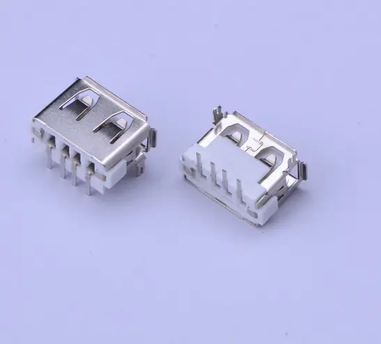 KLS1-1807 A Female Dip 90 USB Connector L10.0mm