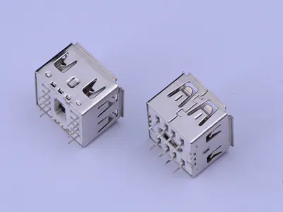 KLS1-1891 2X01 A Female Dip 180 USB Connector