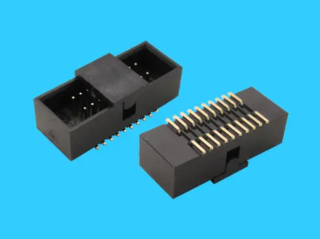 KLS1-202D 1.27x2.54mm Pitch Box Header Connector