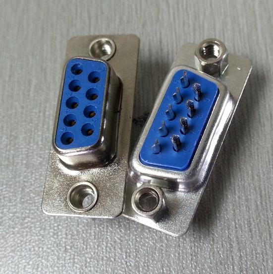 KLS1-213A & KLS1-213D DB Simple 2 Row Solder Type D-Sub Connector 9 15 25 37 50 pin male female
