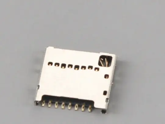 KLS1-TF-015 Push-Pull H1.42mm With CD Pin Micro SD Card Connector
