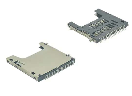 KLS1-SD4.0-001A SD 4.0 card connector push/push,H3.0mm,Reverse