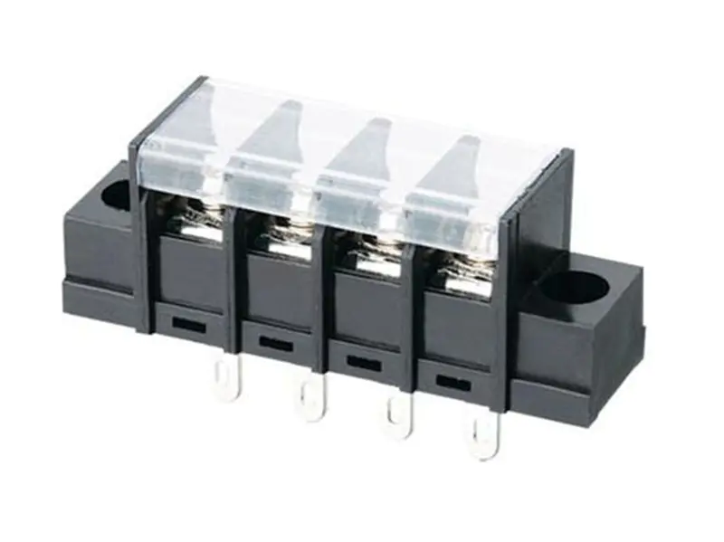 KLS2-48C-7.62 Pitch 7.62mm with Mount Hole Barrier Terminal Blocks