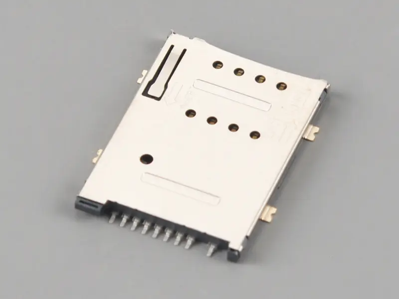 KLS1-SIM-074A PUSH PUSH 6P H1.85mm with CD Pin SIM Card Connector