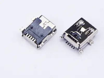KLS1-229-5FB 5P B type R/A SMD Mini USB connector socket