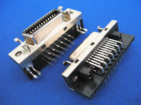 KLS1-SCSI-01 SCSI Connector Female PCB Mount Type